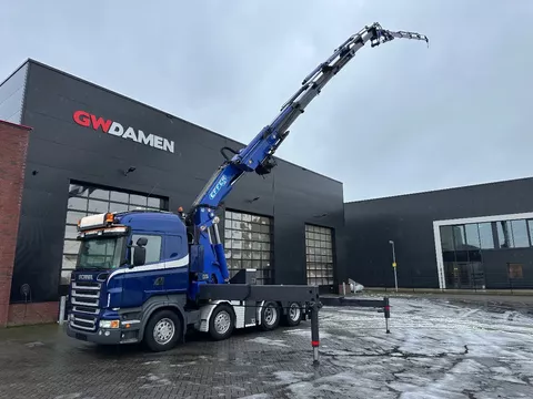 Scania R620-V8 8x4 Effer 1250+Flyjib,winch Euro 5