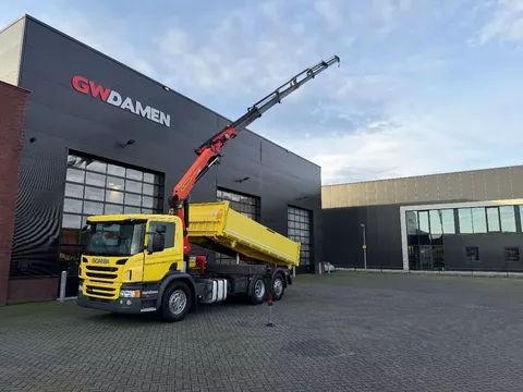 Scania P P360 6x2 3 zijdige Kipper/ Palfinger PK 18002-EH Euro 6
