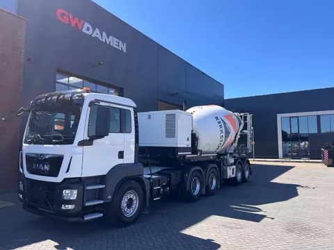 MAN TGS 33.460 6x4 +Mixeroplegger 12 m3 met Motor