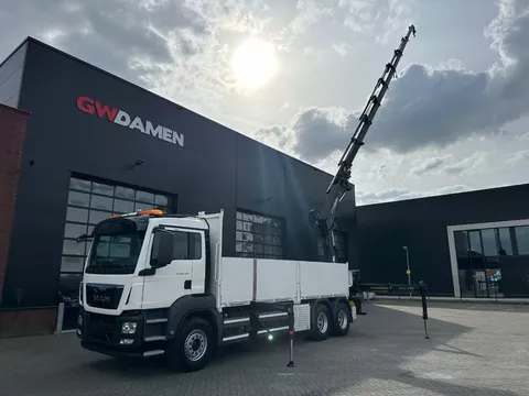 MAN TGS 26.480 6x4 HIAB 377-8 , winch Euro 6