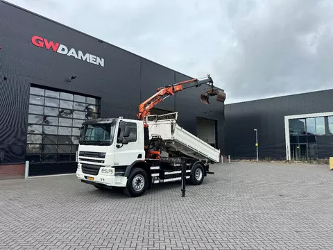 DAF CF 75.310 4x2 3 zijdige Kipper/ Atlas 105.2 - A2 Euro 5