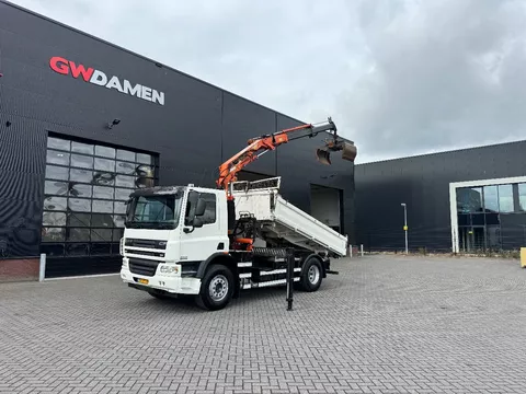 DAF CF 75.310 4x2 3 zijdige Kipper/ Atlas 105.2 - A2 Euro 5