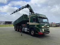 VOLVO FMX 500 6×2 Euro 6 Kipper /Kraan dump truck – Machitruck