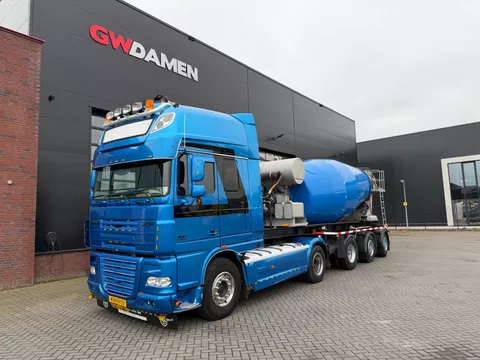 DAF XF 105 460 + Mixeroplegger 14 M3 met Motor